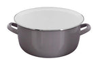 Cool Grey Deep Fryer with Wire Basket and Glass Lid