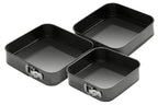 Set Of 3 Springform Square Cake Tins