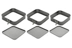 Set Of 3 Springform Square Cake Tins