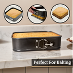 Set Of 3 Springform Square Cake Tins