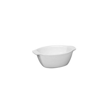 White Oval Baking Dish