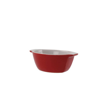 Red Oval 190ml Baking Dish