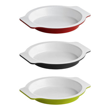 Black Round 27cm Baking Dish with Handles