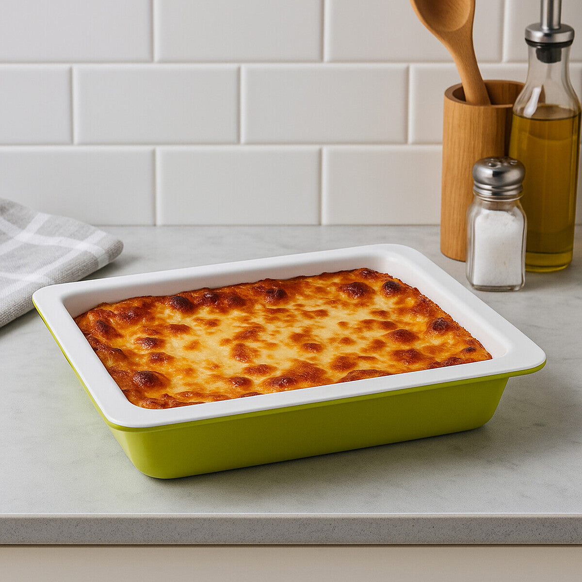 Lime Green Baking Dish