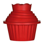 Red Giant Cupcake Silicone Mould Set