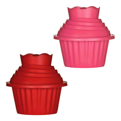 Red Giant Cupcake Silicone Mould Set