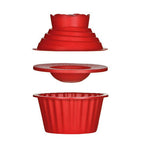 Red Giant Cupcake Silicone Mould Set