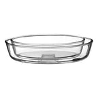 Set of Two Oval Glass Oven Dishes