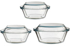 Set of Three Casserole Dishes