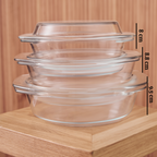 Set of Three Casserole Dishes