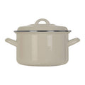 White Enamel 18cm Casserole Dish