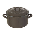 Grey Enamel 20cm Casserole Dish
