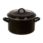 Black Enamel 22cm Casserole Dish