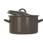 Grey Enamel 22cm Casserole Dish