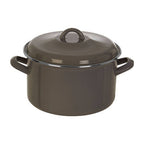 Grey Enamel 22cm Casserole Dish