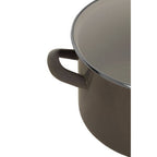 Grey Enamel 22cm Casserole Dish