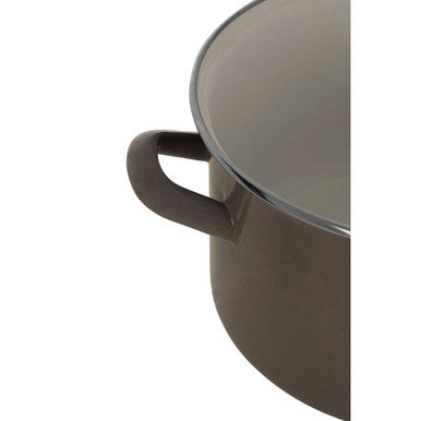 Grey Enamel 22cm Casserole Dish