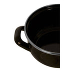Black Enamel 12cm Casserole Dish