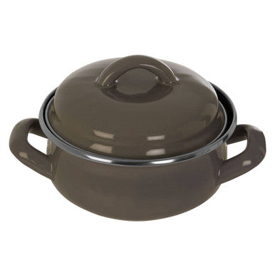 Grey Enamel 12cm Casserole Dish