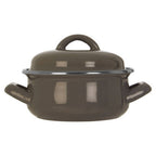 Grey Enamel 12cm Casserole Dish