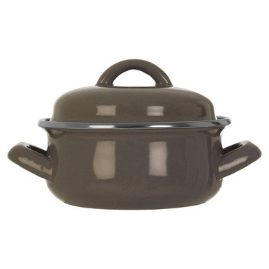 Grey Enamel 12cm Casserole Dish