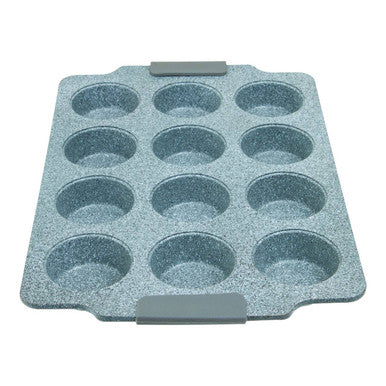 Twelve Cup Marble Effect Muffin Tray