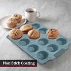 Twelve Cup Marble Effect Muffin Tray