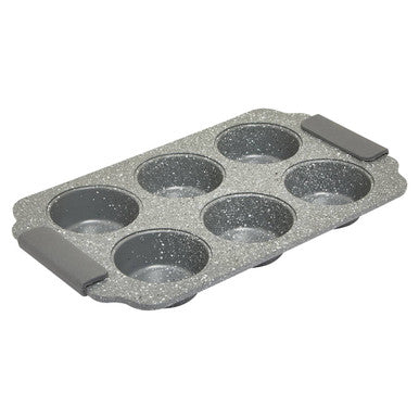 Six Cup Marble Effect Muffin Tray
