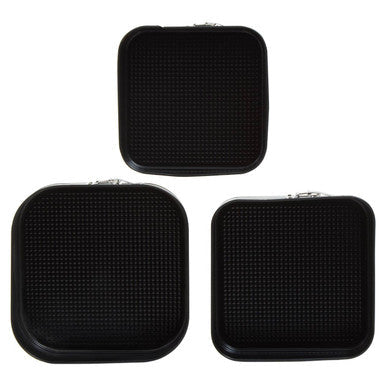 Set Of Three Non-Stick Square Cake Tins