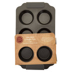Grey Six Cup Muffin Tray