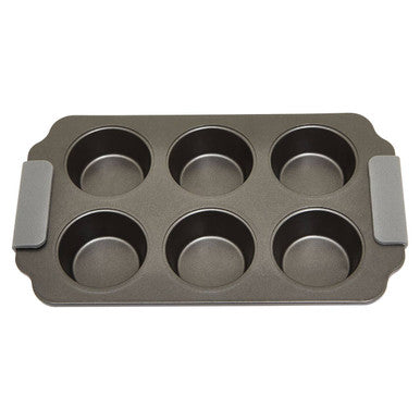 Grey Six Cup Muffin Tray