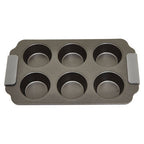 Grey Six Cup Muffin Tray