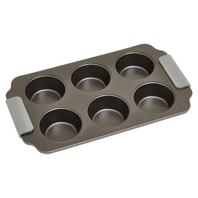 Grey Six Cup Muffin Tray