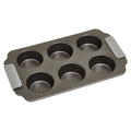 Grey Six Cup Muffin Tray