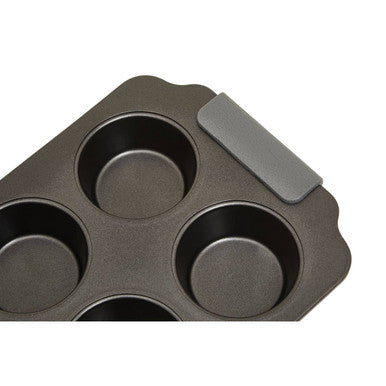 Grey Six Cup Muffin Tray