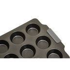 Grey Twelve Cup Muffin Tray