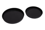 Set Of Two Fluted Flan Tins