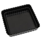 Set Of Two Fluted Quiche Flan Tins