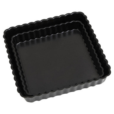 Set Of Two Fluted Quiche Flan Tins