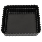 Set Of Two Fluted Quiche Flan Tins