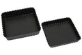 Set Of Two Fluted Quiche Flan Tins