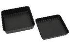 Set Of Two Fluted Quiche Flan Tins