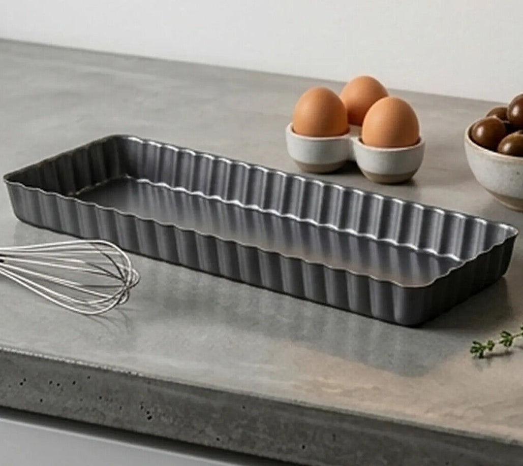 Rectangular Fluted Flan Quiche Tin