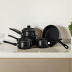 Black Non-Stick 5 Piece Cookware Set