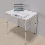 Adjustable Height Folding Table | Aluminium & MDF | 9 Size Options | Indoor & Outdoor