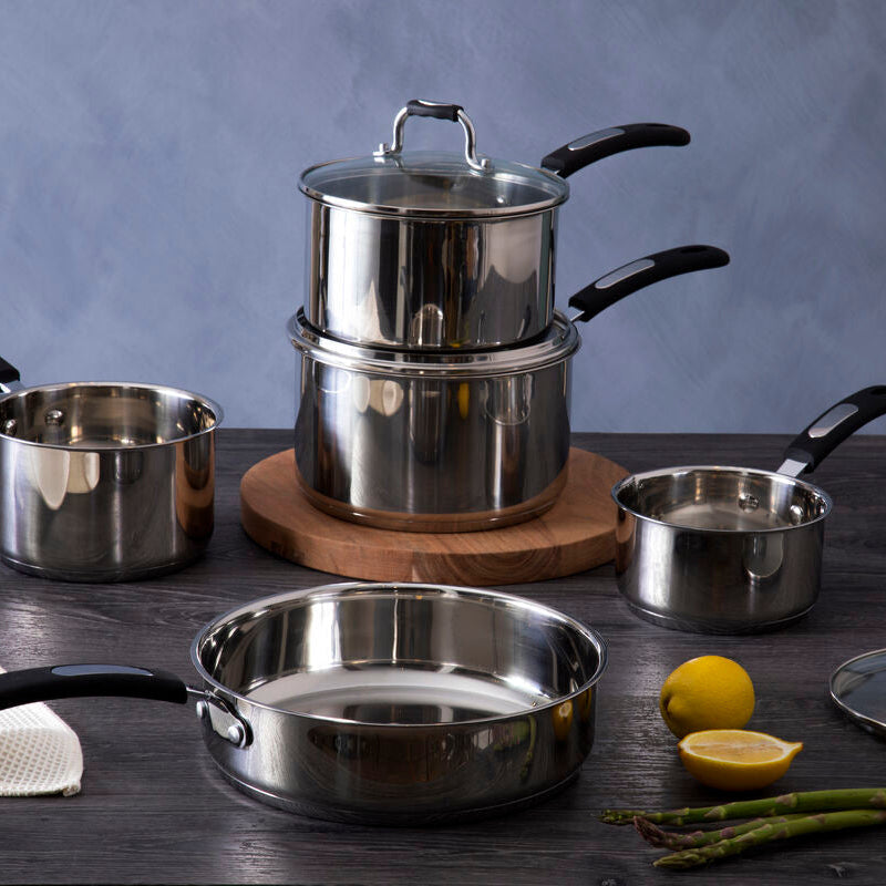 5 Piece Stainless Steel Cookware Set