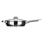24cm Stainless Steel Non Stick Frying pan With Glass Lid