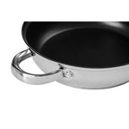 24cm Stainless Steel Non Stick Frying pan With Glass Lid