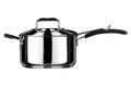 22cm Stainless Steel Chip Pan with Glass Lid and Wire Basket