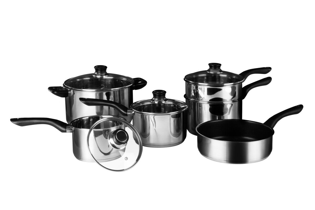 6 Piece Stainless Steel Cookware Set